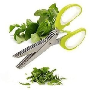 multipurpose 5 blade kitchen herb scissor