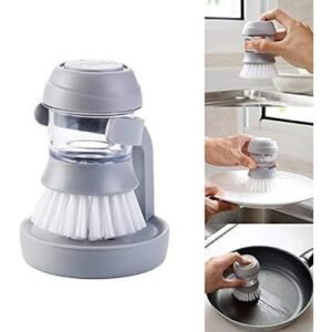 Soap dispenser dish brush